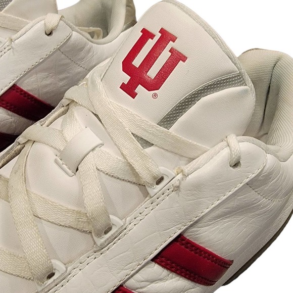 Adidas Fulton white leather and red stripes size 17 - Picture 6 of 8